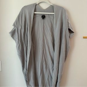 Worthington - Gray Longline Cardigan